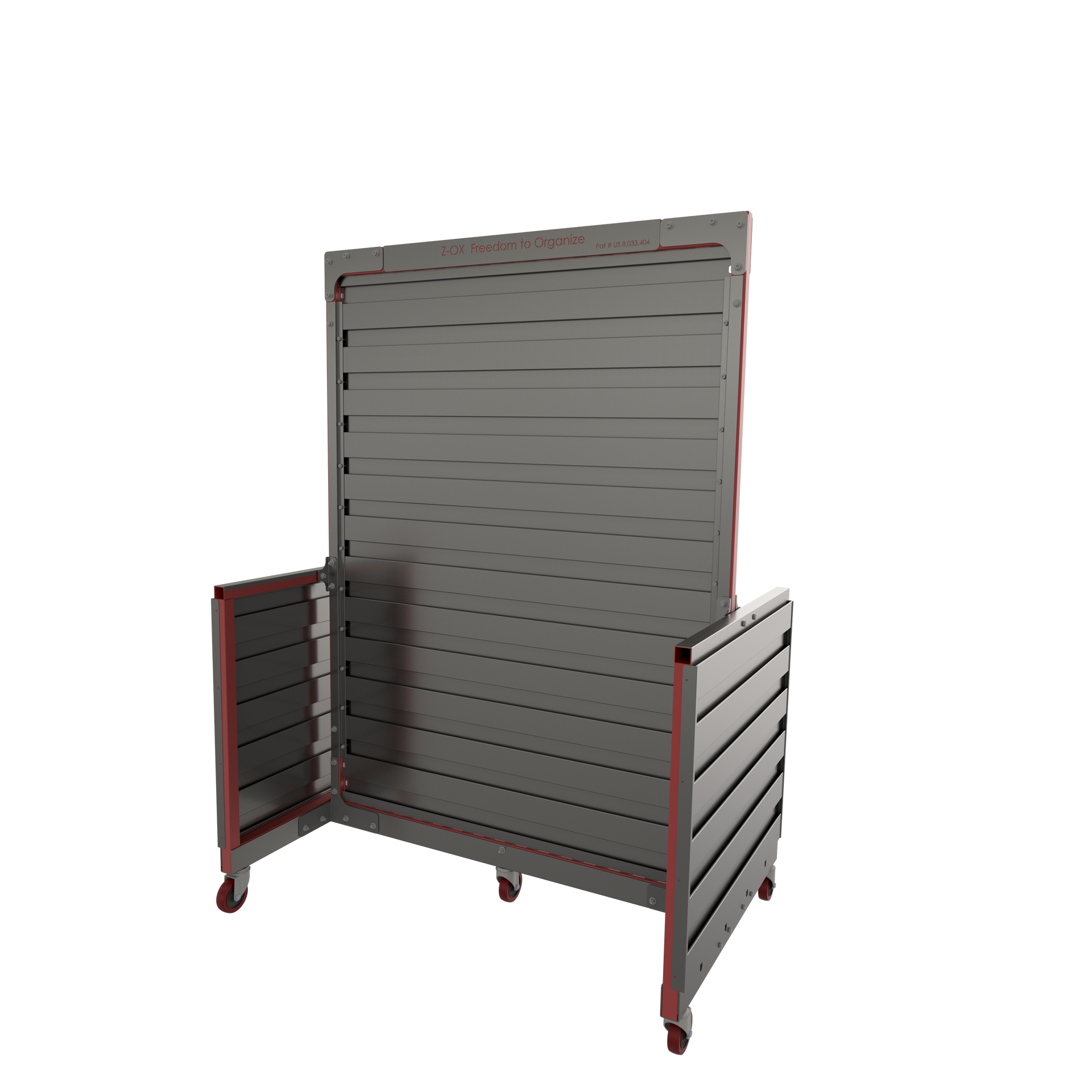 Z-OX  Work Station Freestanding - Z-OX Slatwall Solutions